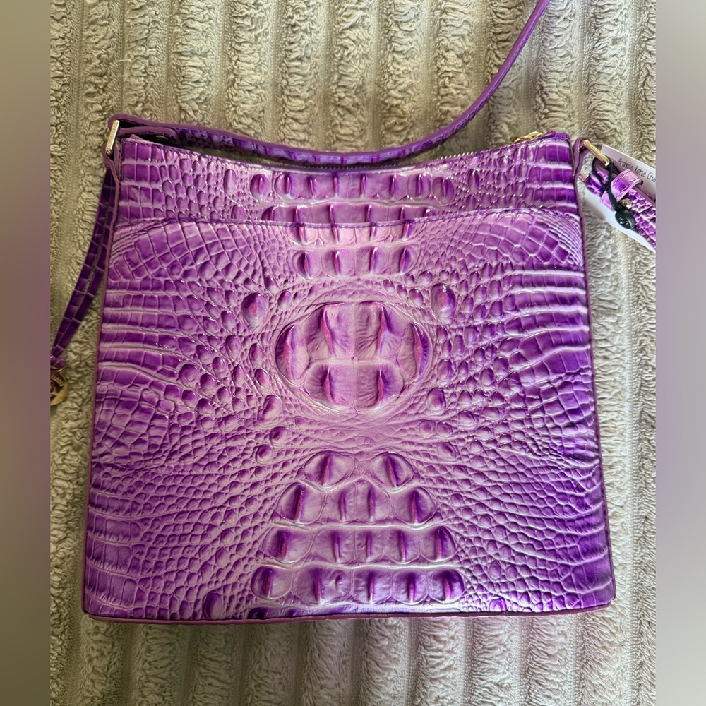 Brahmin Katie Crossbody in Lilac Essence Melbourne w/ Dustbag NWT - Picture 2 of 10